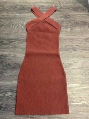 ARITZIA-BABATON CROSSOVER MINI DRESS